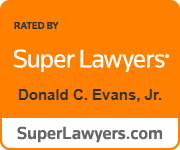 Rated By Super Lawyers | Donald C. Evans, Jr. | SuperLawyers.com
